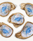 Blue Crab Ornament • Oyster Shell