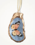 Butterflies Oyster Shell Ornament • Choose Your Design