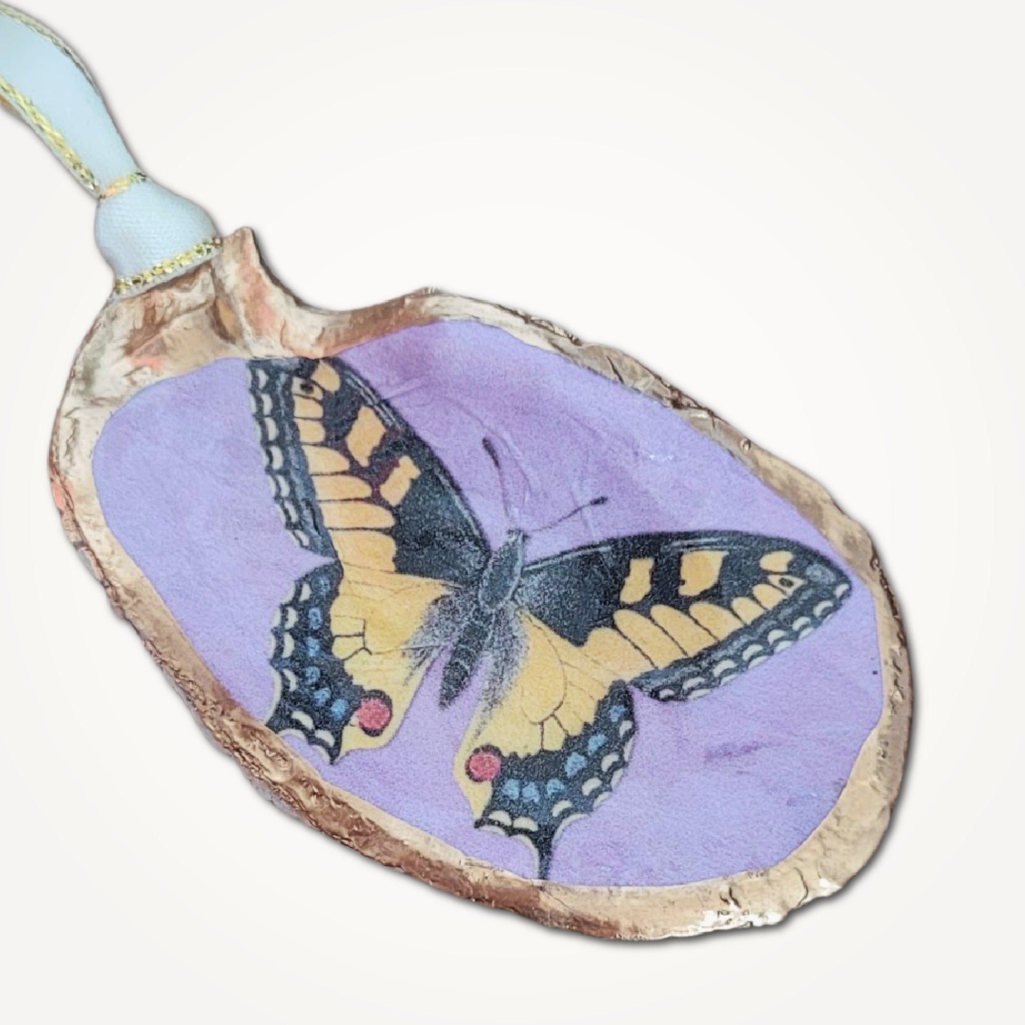 Butterfly Ornament • Oyster Shell • Choose Your Design