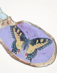 Swallowtail Butterfly Ornament • Oyster Shell