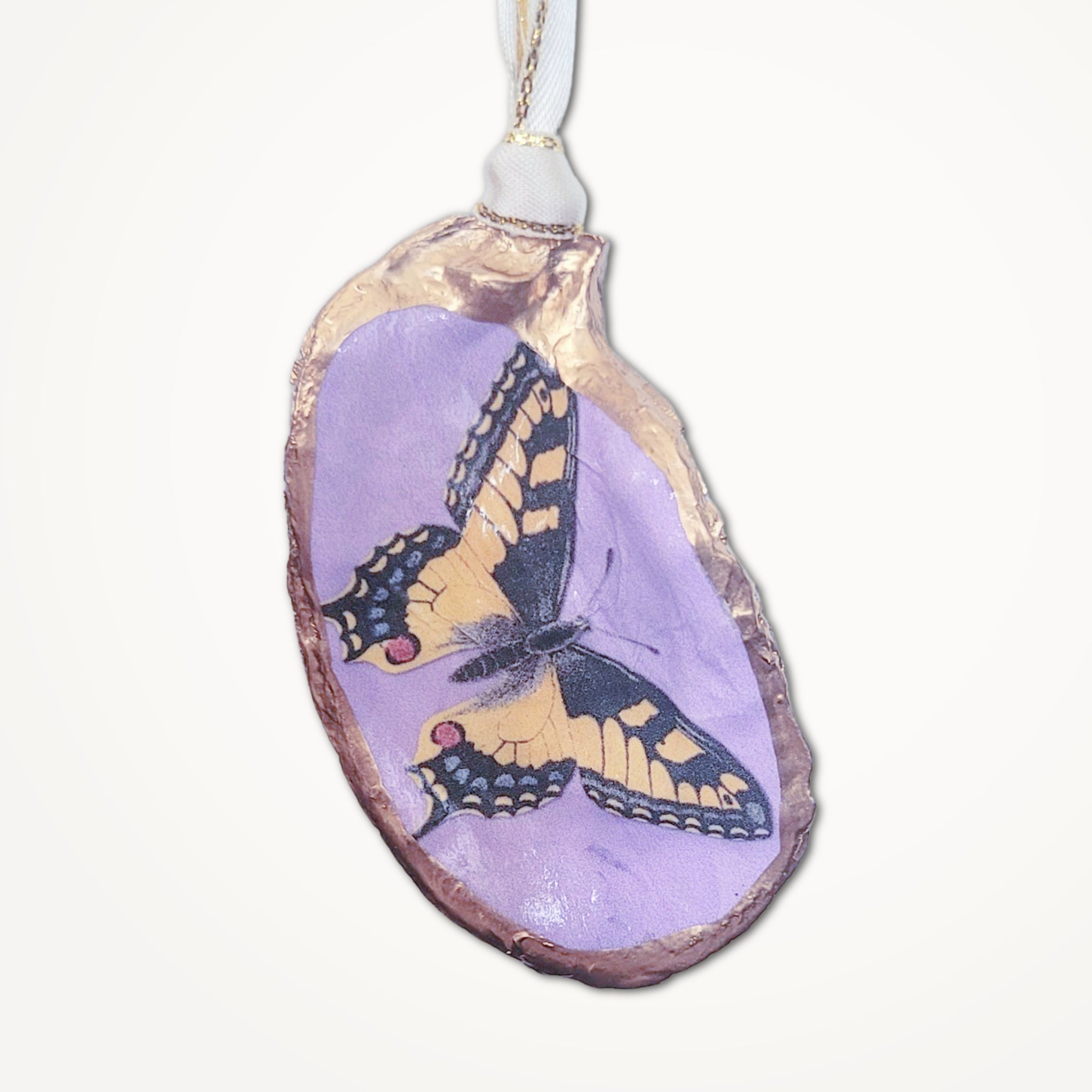 Butterfly Ornament • Oyster Shell • Choose Your Design