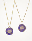 Vintage Button Necklace • Dahlia