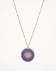 Vintage Button Necklace • Dahlia