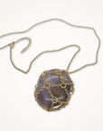 Amethyst Cage Necklace