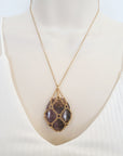 Amethyst Cage Necklace