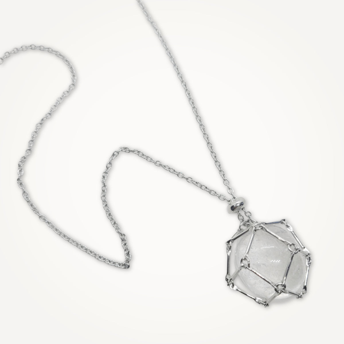 Crystal Cage Necklace | Beatrixbell Handcrafted Jewelry