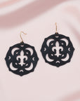 Celestial Mandala Earrings • Fleur de Lis