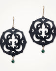 Celestial Mandala Earrings • Fleur de Lis