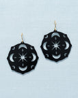 Celestial Mandala Earrings • Starburst