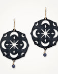 Celestial Mandala Earrings • Starburst