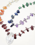 Rainbow Chakra Gemstone Necklace