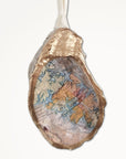 Map Ornaments • Custom Oyster Shell Ornaments