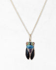 Enamel Cicada Necklace