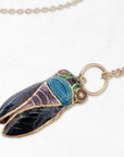 Enamel Cicada Necklace