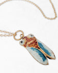 Enamel Cicada Necklace