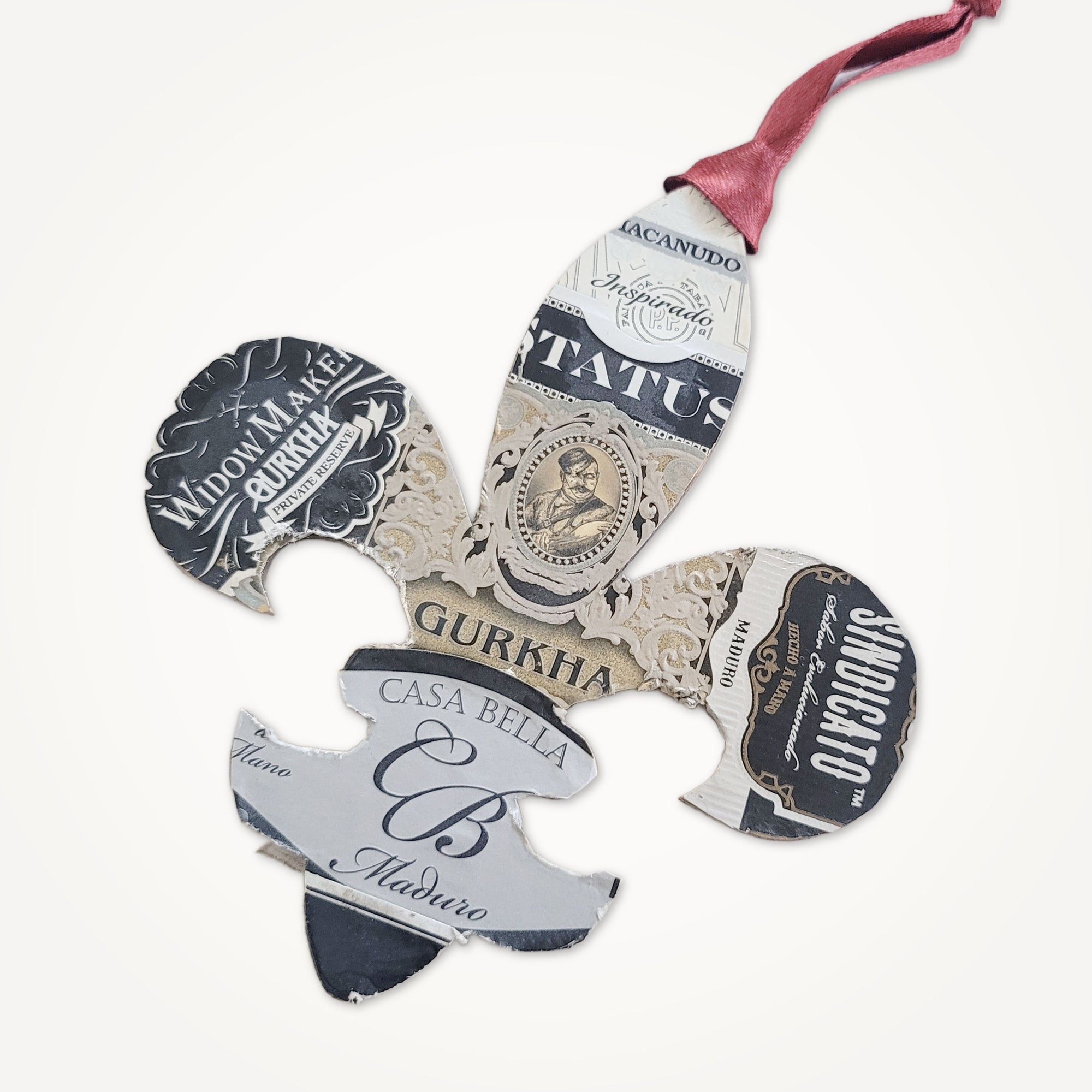 Fleur De Lis Cigar Ornament
