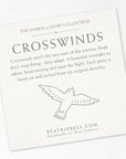 Crosswinds Bird Necklace • Turquoise