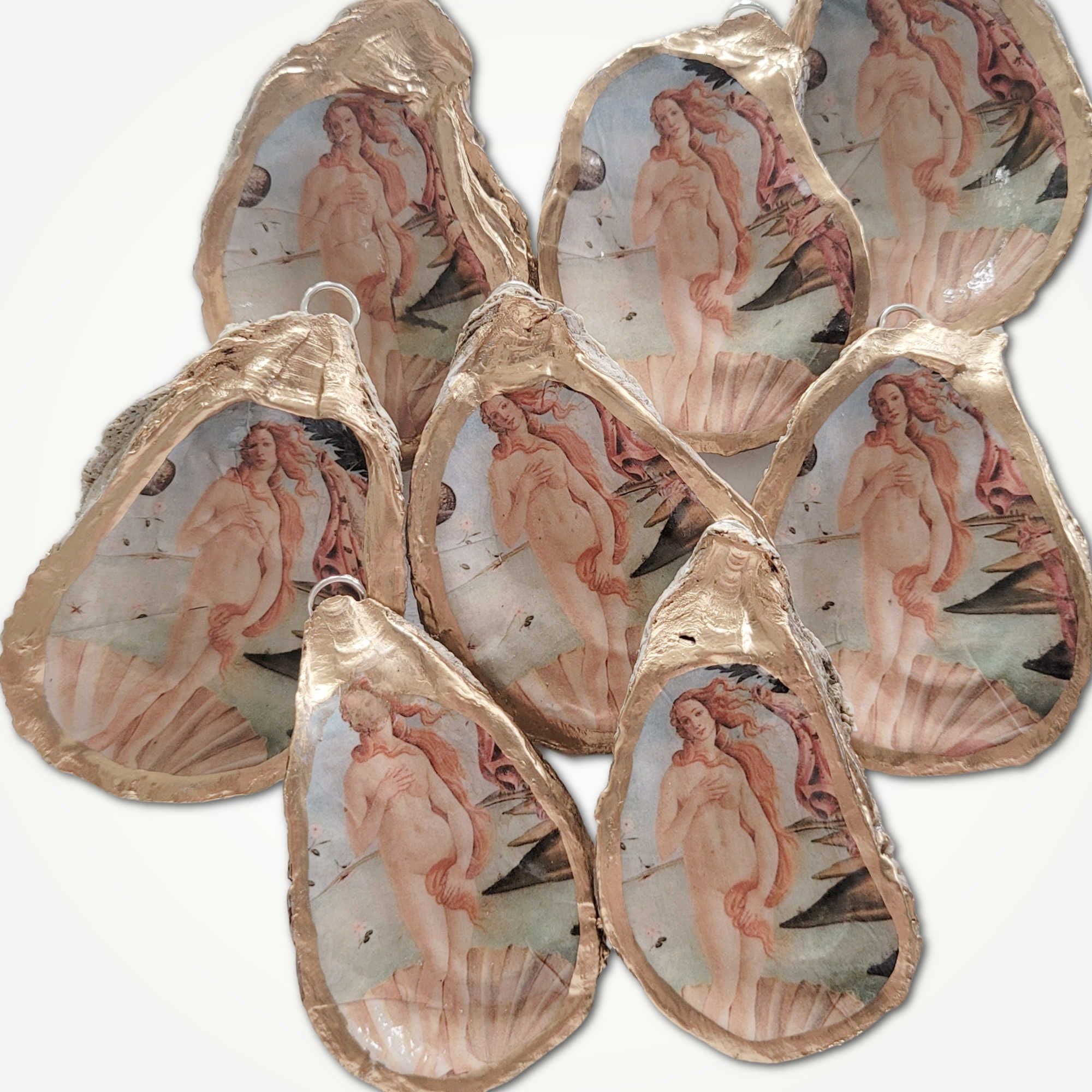 Birth of Venus Ornament • Oyster Shell