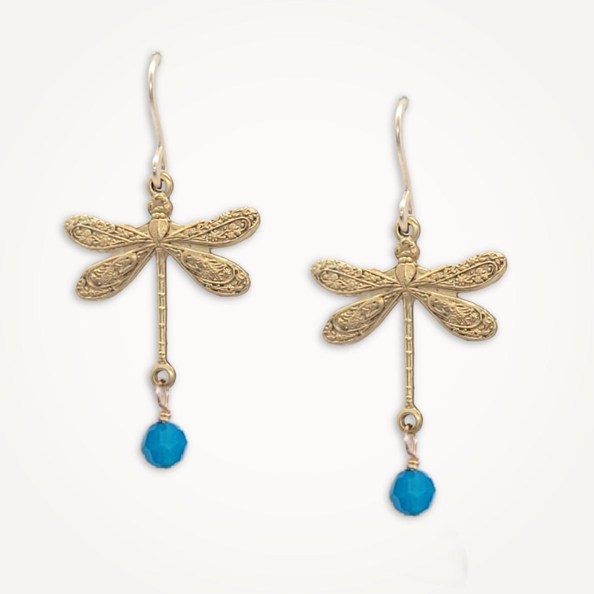 Dragonfly Earrings • Swarovski Crystal
