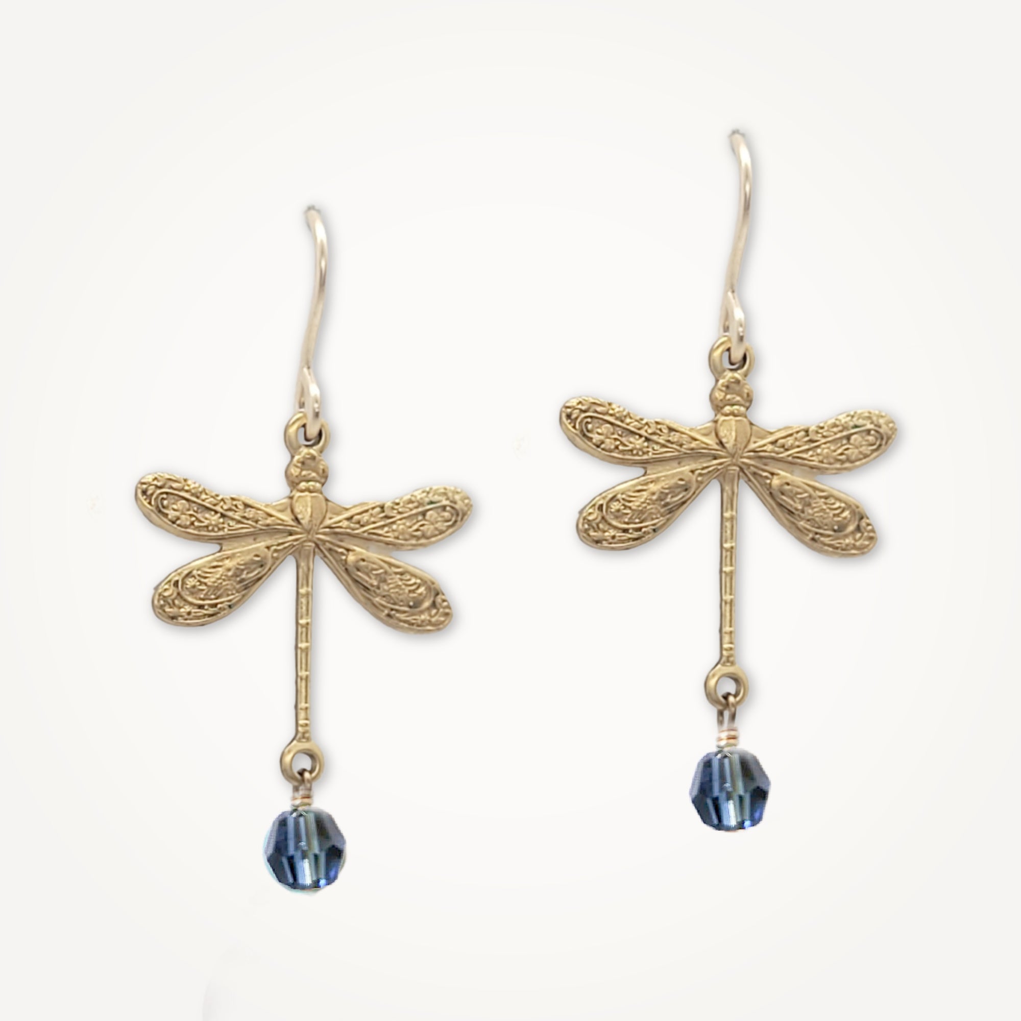 Dragonfly Earrings • Swarovski Crystal