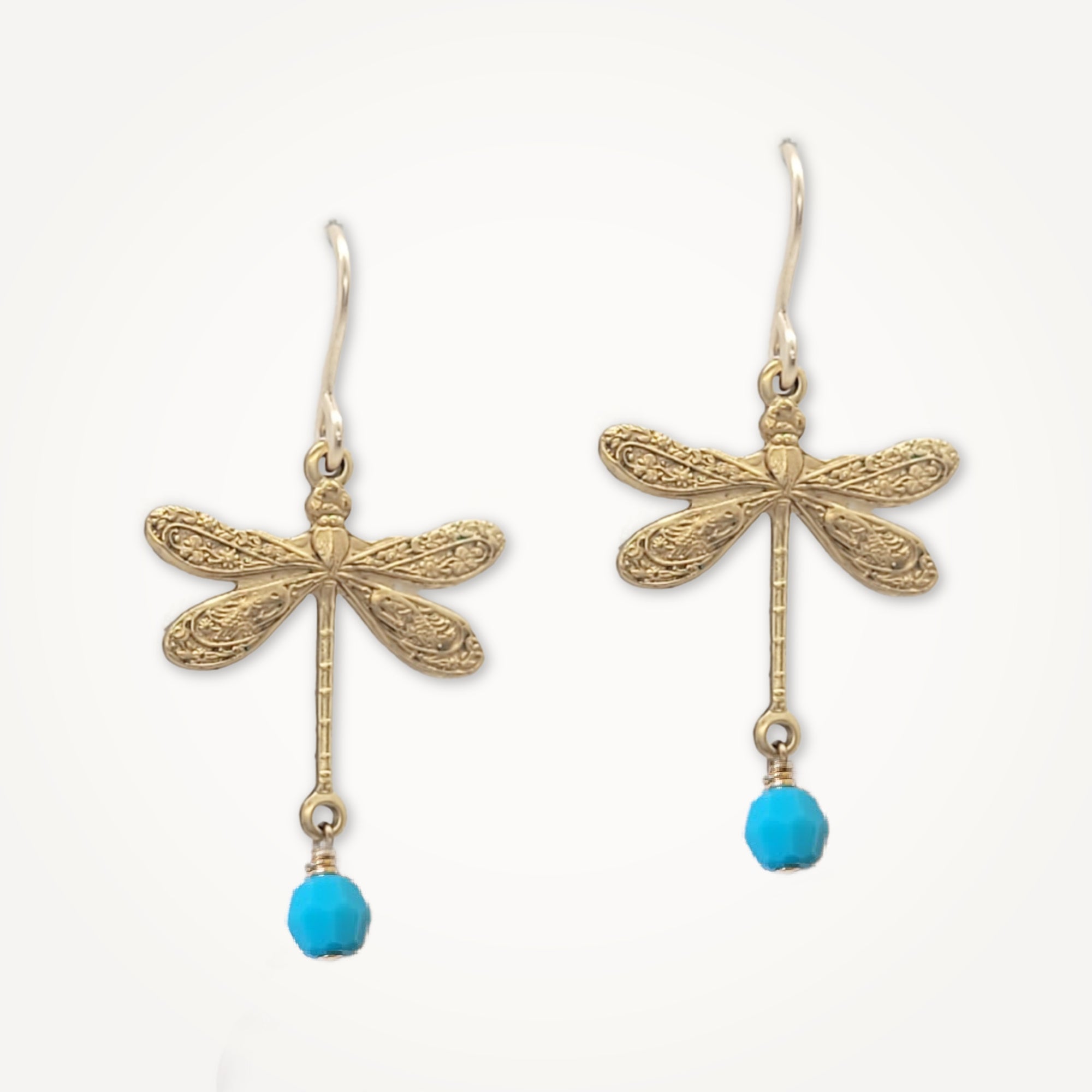 Dragonfly Earrings • Swarovski Crystal