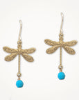 Dragonfly Earrings • Swarovski Crystal