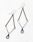 Valley Earrings • Blue Quartz