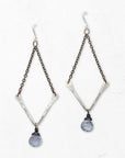 Valley Earrings • Blue Quartz