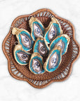 All Seeing Eye Ornament • Oyster Shell