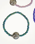 Fleur de Lis Stretch Bracelet • Choice of Color