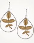 Teardrop Earrings • Foliage