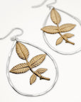 Teardrop Earrings • Foliage