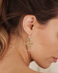 Teardrop Earrings • Foliage