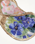 Forget-Me-Not Floral Ornament • Oyster Shell