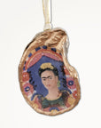 Frida Kahlo Ornament The Frame  • Oyster Shell