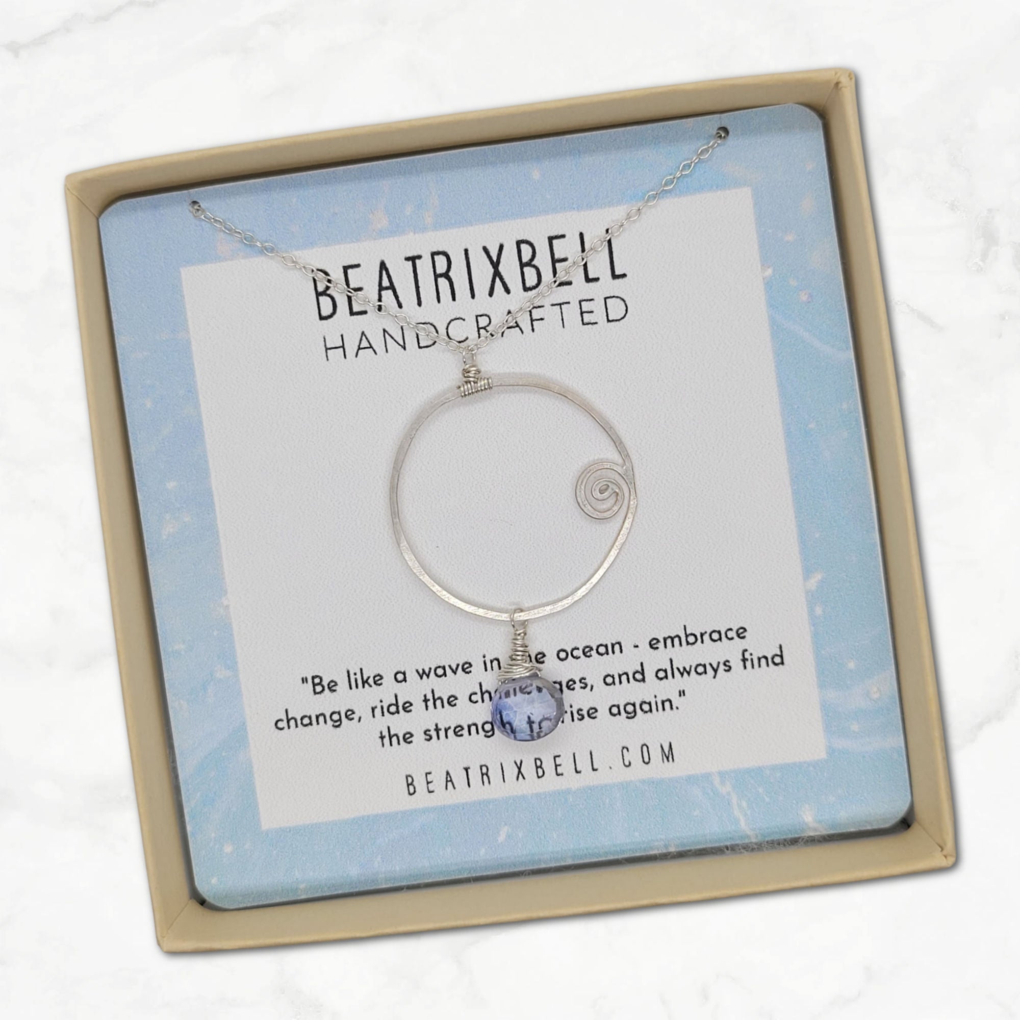 Ocean Necklace • Blue Quartz