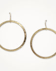 Gold Hoop Earrings • Large