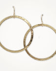 Gold Hoop Earrings • Large