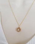 Gold Nest Necklace • Choice of Pearls