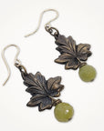 Grapevine Jade Earrings