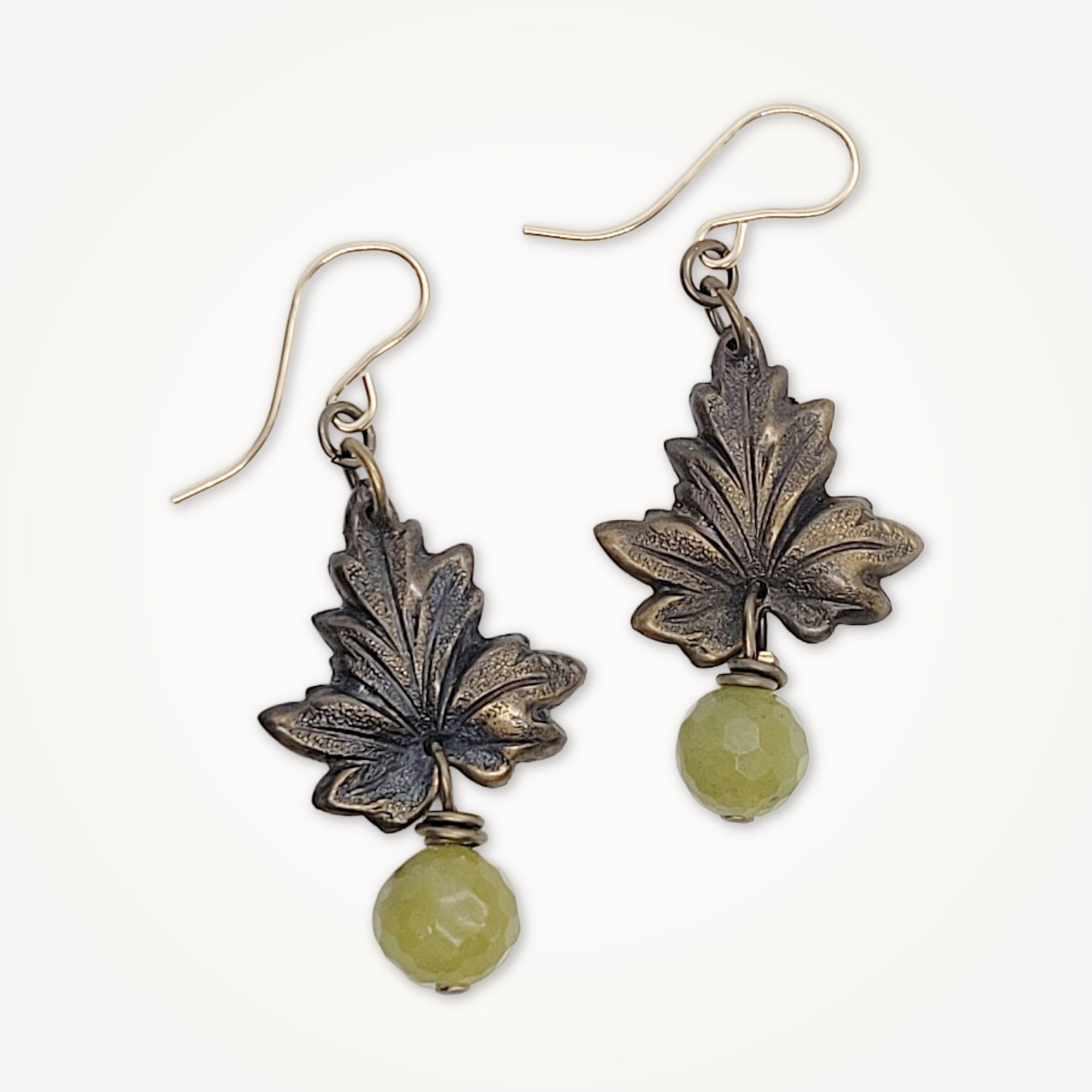 Grapevine Jade Earrings