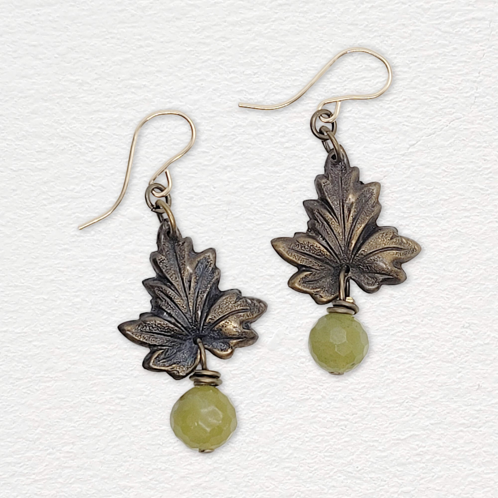 Grapevine Jade Earrings