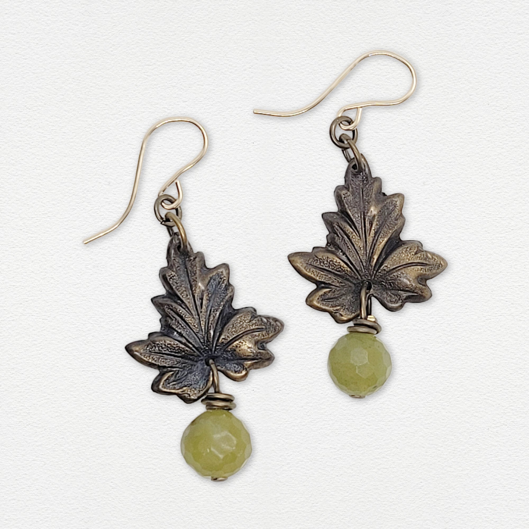 Grapevine Jade Earrings