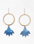 Bluebell Hand Painted Earrings