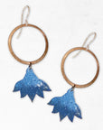 Bluebell Hand Painted Earrings