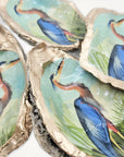 Blue Heron Ornament • Oyster Shell