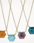 Hexagon Necklace • Choice of Color