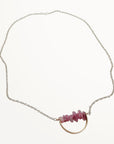 Horizon Necklace • Pink Tourmaline