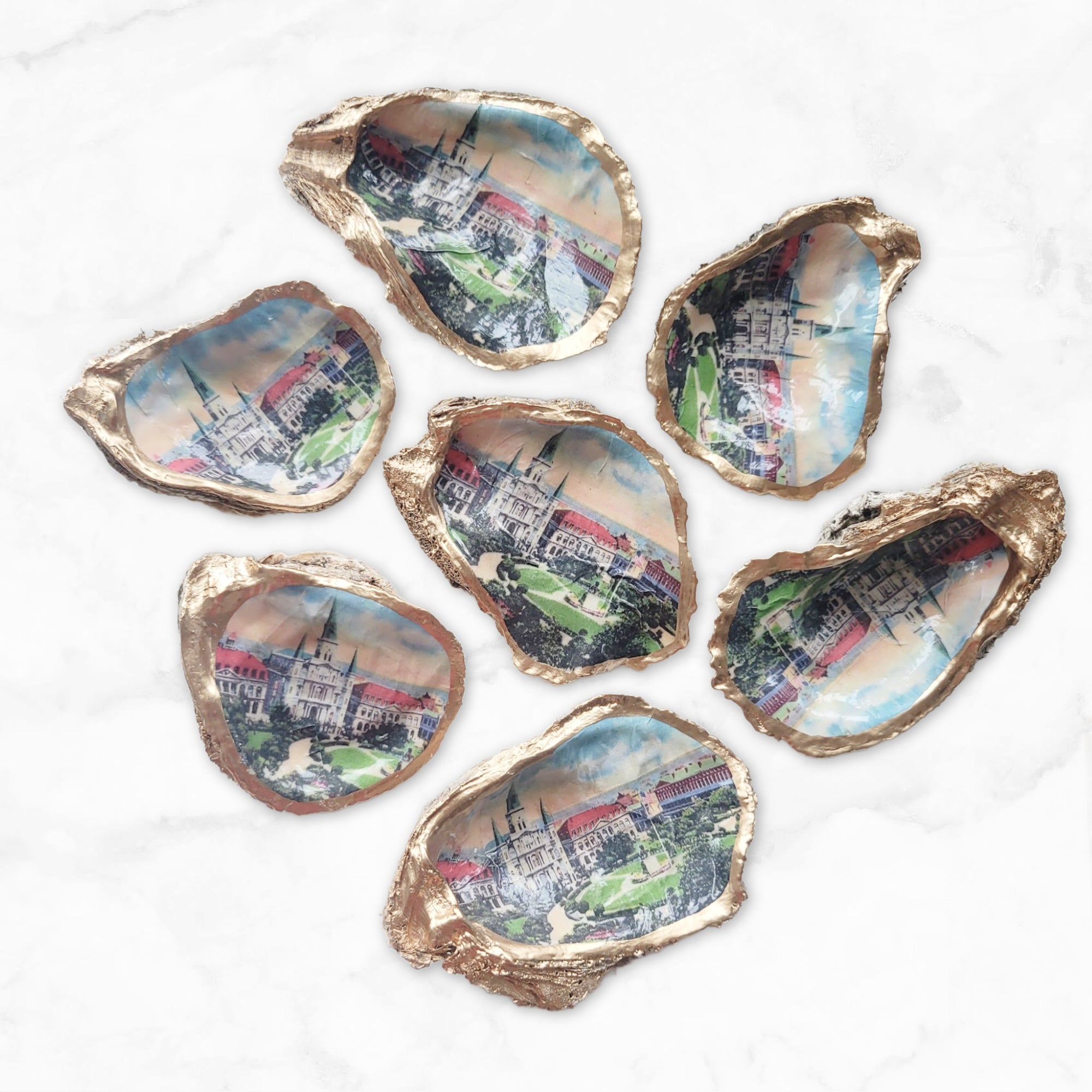 Jackson Square Ornament • Oyster Shell