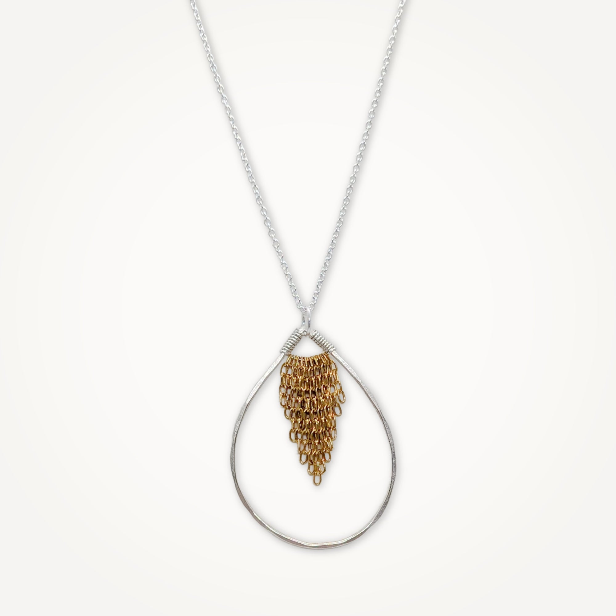 Leonne Teardrop Necklace • Mixed Metal